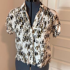 Philosophy Button Up Top XS